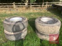 4 X 18X22.5-10 STUD WHEELS & TYRES