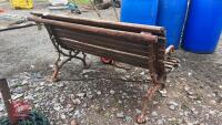 WOODEN GARDEN BENCH - 3