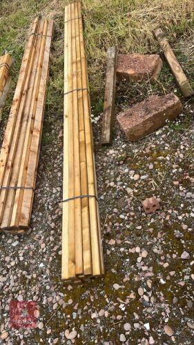 13 X 3.6M X 2'' X 2'' TIMBER BOARDS