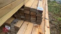 25 X 2.4M X 2.5'' X 1.5'' TIMBER RAILS - 3