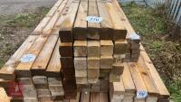 25 X 3.6M X 2'' X 2'' TIMBER RAILS - 2