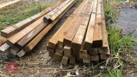 28 X 4.8M X 2.5'' X 1.5'' TIMBER RAILS - 3