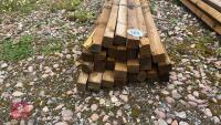 28 X 4.8M X 2.5'' X 1.5'' TIMBER RAILS - 4