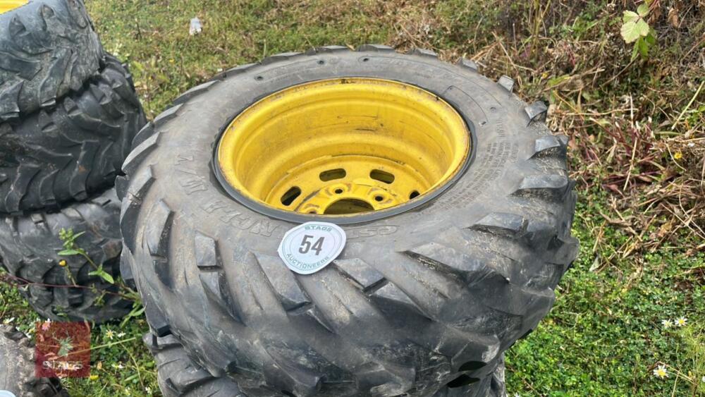 4 26X9-12 WHEELS & TYRES