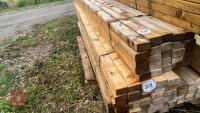 25 X 3M X 2.5'' X 1.5'' TIMBER RAILS - 2