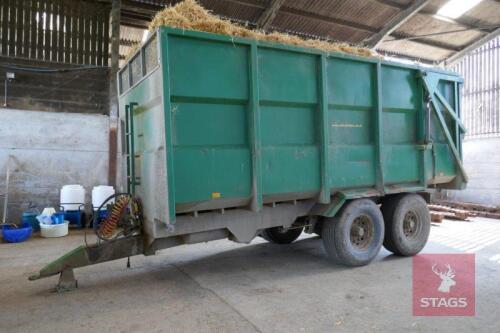 STAINES 17T TWIN AXLE SILAGE TRAILER