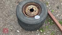 2 X 145 R10/69 WHEELS & TYRES