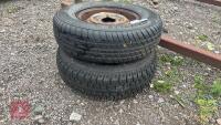 2 X 145 R10/69 WHEELS & TYRES - 3