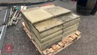 PALLET OF 50 450MM X 450MM PATIO SLABS - 2