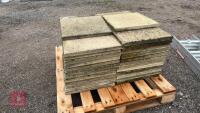 PALLET OF 50 450MM X 450MM PATIO SLABS - 4