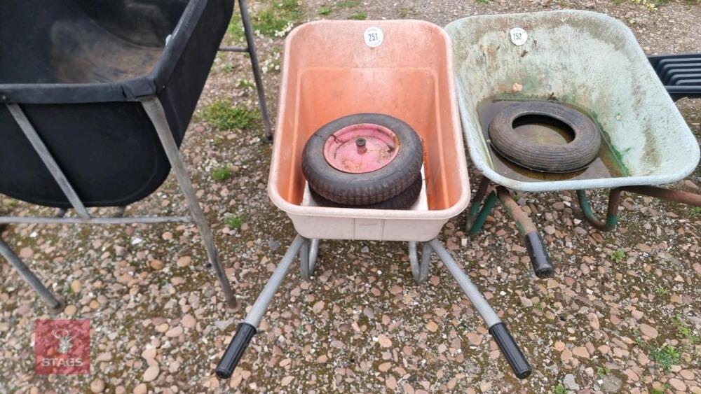 WHEELBARROW + SPARE WHEEL