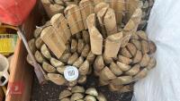 10 ROLLS OF WOODEN GARDEN EDGING - 3