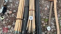 LARGE QTY OF DRAIN RODS - 4