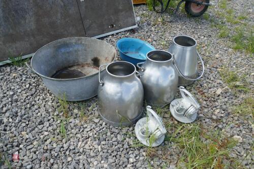 5 VINTAGE BOWLS + JARS