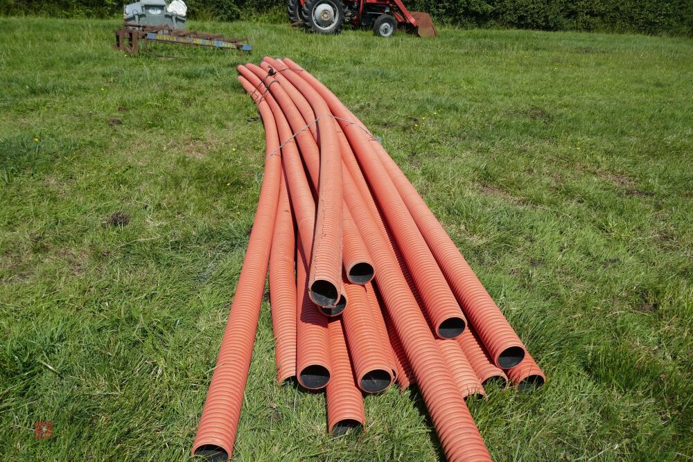 16 6METRE 4'' PLASTIC PIPES