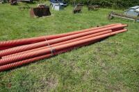 16 6METRE 4'' PLASTIC PIPES - 5