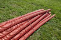 16 6METRE 4'' PLASTIC PIPES - 8