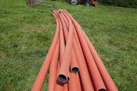 16 6METRE 4'' PLASTIC PIPES - 11