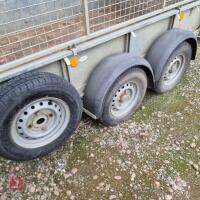 IFOR WILLIAMS TWIN AXLE CAGED TRAILER - 13