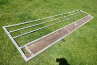 IAE 15' GALV SHEEP FEED BARRIER - 4