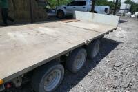 IFOR WILLIAMS TRI-AXLE FLATBED TRAILER - 5