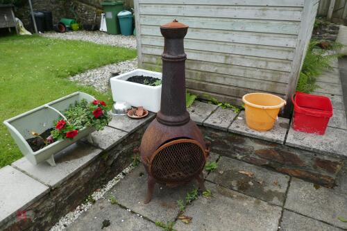 GARDEN LOG BURNER