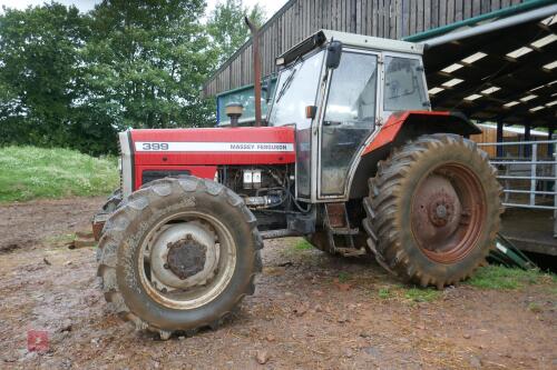 1990 MASSEY FERGUSON 399 4WD TRACTOR