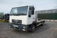 2003 MAN 7.5T LE150C BEAVER TAIL LORRY - 3