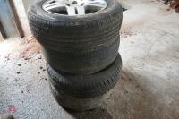 4 X 195/65 R15 VW ALLOYS AND TYRES - 4