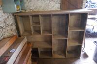 PLYWOOD SHELVING UNIT