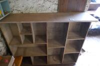 PLYWOOD SHELVING UNIT - 2