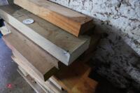 QTY OF WOODEN SLABS - 2