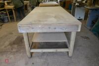 HOMEMADE WOODWORKING TABLE - 8