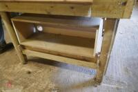 HOMEMADE WOODWORKING TABLE - 4