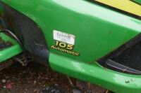 JOHN DEERE 105 AUTOMATIC RIDE ON MOWER - 5