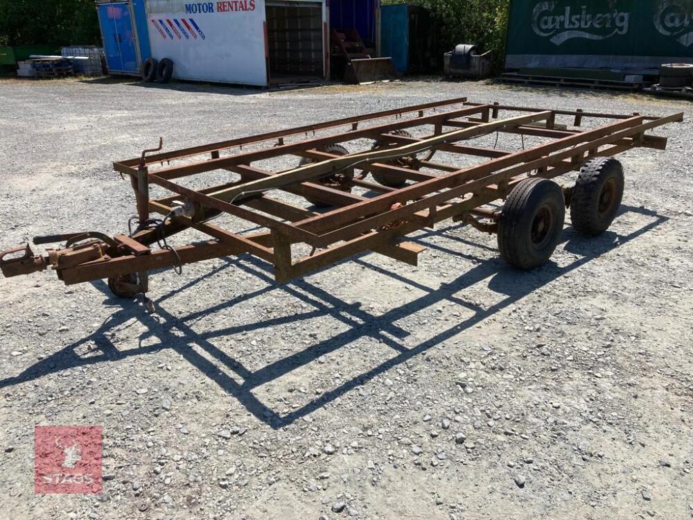 TWIN AXLE TRAILER CHASSIS