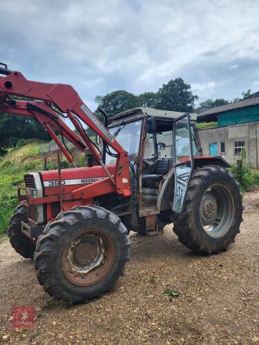 1991 MASSEY FERGUSON 390 WITH 880 LOADER