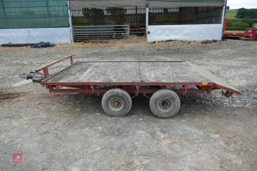 11' X 6' TWIN AXLE FLATBED TRAILER