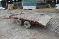 11' X 6' TWIN AXLE FLATBED TRAILER - 5