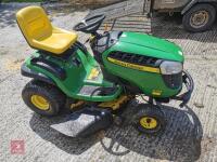 2014 JOHN DEERE X145 RIDE ON MOWER