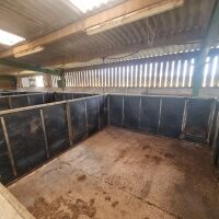 6 LARGE PIG PENS - 9