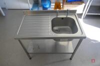 SISSONS FREESTANDING SS SINK UNIT - 2