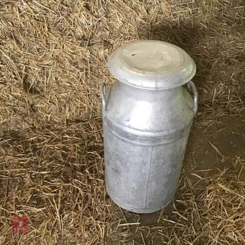 10 GALLON ALUMINIUM CHURN