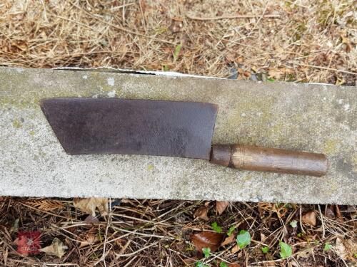 VINTAGE SALTLEY MILL CLEAVER/AXE