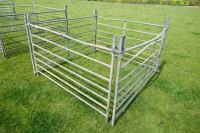 4 X 5' GALV SHEEP HURDLES - 4