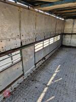 TWIN AXLE BALE TRAILER C/W LIVESTOCK BOX - 3