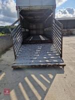 TWIN AXLE BALE TRAILER C/W LIVESTOCK BOX - 6