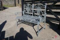 ORNATE METAL BENCH - 3