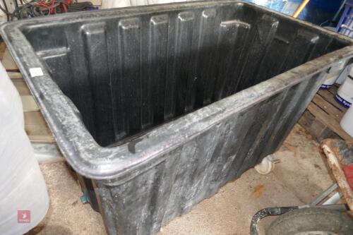 50'' X 25'' X 29'' TUB ON WHEELS