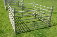 4 X 5' GALV SHEEP HURDLES - 4